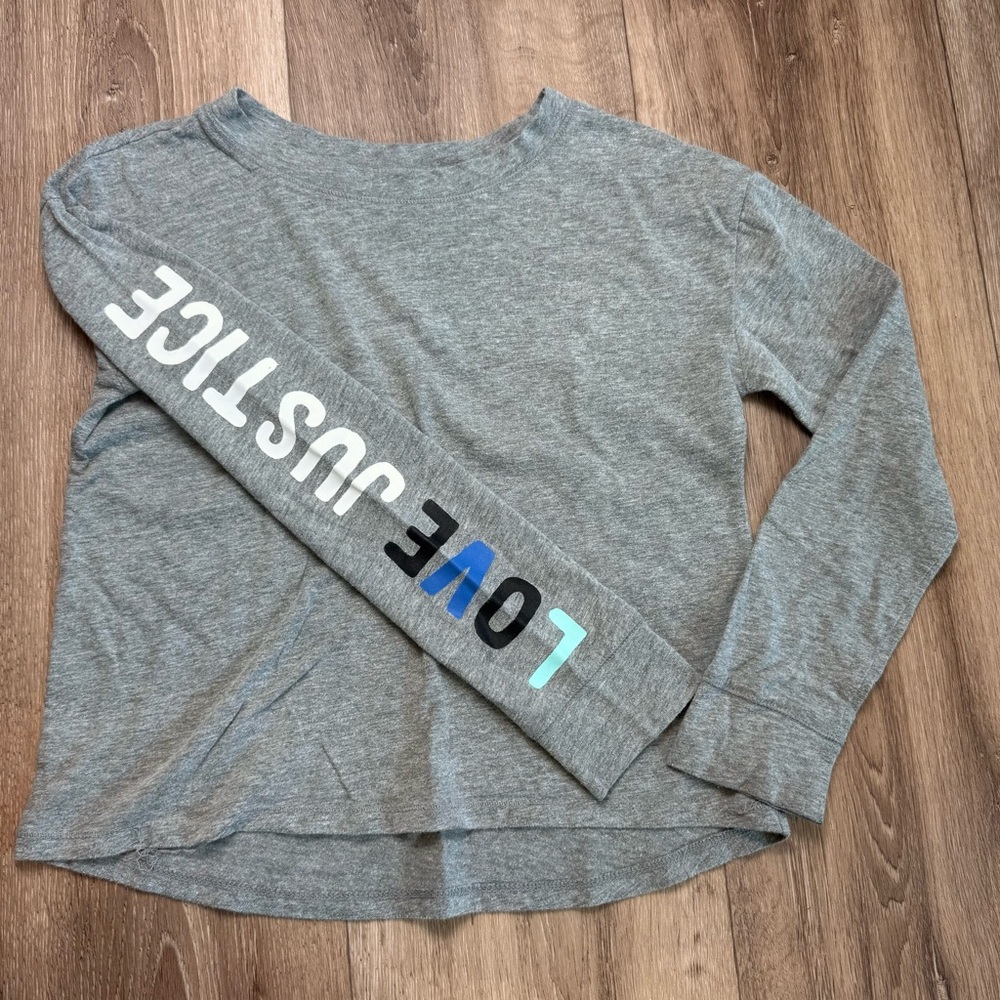 Justice Gray Long Sleeve Tees